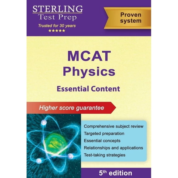 MCAT Science Preparation MCAT Physics Essential Content: Comprehensive Subject Review for MCAT prep, (Paperback)