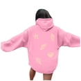 thumbnail image 1 of Chandail à Capuche Imprimé pour Femmes Doux Confortable Décontracté Automne Hiver Mode pour Tous les Jours, 1 of 7