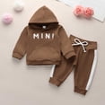 thumbnail image 5 of Auroural Everyday Kids Outfits Sets 2-Piece Sets Boys Clothes Size 8-9 Year Old Boys And Girls Clothes Winter Hoodies Pants Outfit Clothing Set, 5 of 9