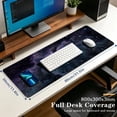 thumbnail image 2 of Brecoy Extended Large Gaming Mouse Pad, 31.5" x 11.8" Desk Mat with Stitched Edges, Waterproof Non-Slip Rubber Base, Desk Protection for Home Office & Gaming, 2 of 7