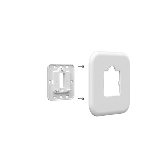 Adaptador de placa de cubierta y caja eléctrica Honeywell T-Series