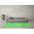 thumbnail image 3 of Ahgly Company Indoor Square Persian Emerald Green Traditional Area Rugs, 3' Square, 3 of 4