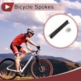 thumbnail image 2 of 20 Set 13G Bicycle Spokes 181mm Bike Wheel Spokes 304 Stainless Steel Black, 2 of 7