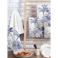 thumbnail image 2 of Blue Yellow Palm Tree Kitchen Dish Towels for Drying Dishes Set of 2, Summer Botanical Tropical Waffle Weave Microfiber Hand Tea Bathroom Towels Quick Dry & Absorbent Towel 15.7x23.6, 2 of 7