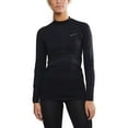 thumbnail image 6 of Craft Active Intensity Long Sleeve Crew Neck Top - Black/Asphalt, Women's, Small, 6 of 6