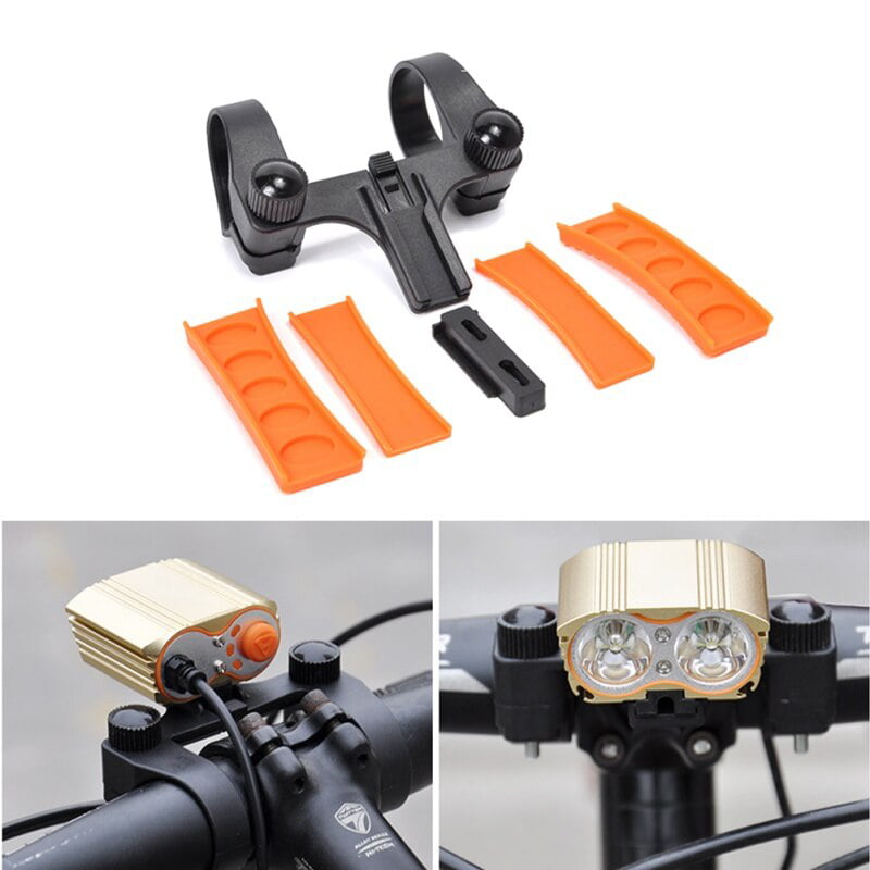 Hot Bike Bicycle Cycle Flashlight Torch Mount LED Head Front Lamps Holder Clip T 