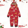 thumbnail image 2 of Odeerbi Christmas Onesie Pajamas for Family Holiday Sleep Jumpsuit Long Sleeve Family Christmas Pajamas Matching Sets Kids Printed Loungewear Jumpsuit Sleepwear Xmas PJs Set Red, 2 of 6