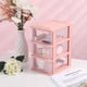 thumbnail image 3 of GOOHOCHY 3Layer Desktop Draker Contenedores de Plástico Dresser Organizador Organización de Escritorio para Maquillaje Baño Oficina Desempeño Dormitorio Mostrador Rosa, 3 of 7