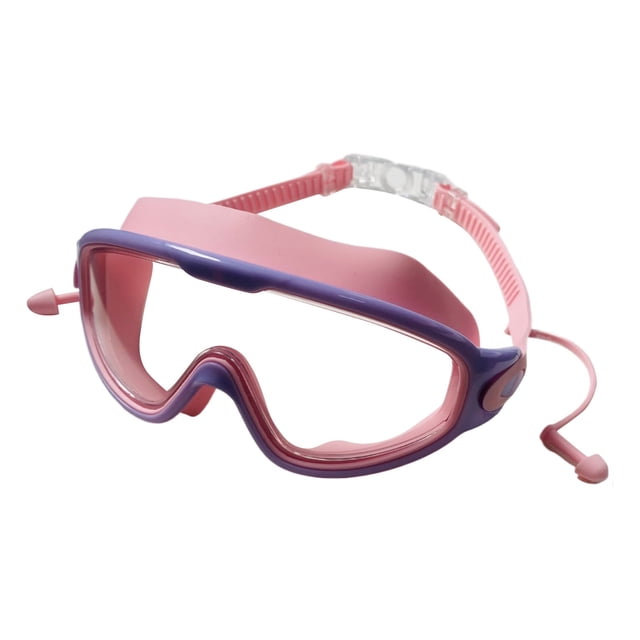 Unisex Swimming Goggles with Electroplated -Fog Lens for Wide Panoramic and Secure Leakproof Fit