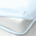thumbnail image 5 of HNB Store Zipper Fitted Sheet Only, Twin Size 16" Deep Pocket Premium 1000TC Pure Egyptian Cotton - Light Blue, 5 of 6