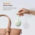 thumbnail image 3 of Dreamegg Infant Sound Machine with Night Light, Portable Baby Sleep Soother, Green, 3 of 7