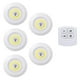 thumbnail image 3 of Lámpara de lámpara debajo del pequeña sala, luz de noche LED COB inalámbrica de telemando con batería para mostrador de dormitorio, escalera claro blanco Salvador Bajo la luz del gabinete, 3 of 8