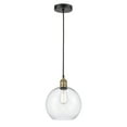 thumbnail image 4 of Innovations Lighting  Athens - 1 Light 10" Cord Hung Mini Pendant Black Antique Brass/Seedy, 4 of 5