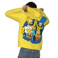 thumbnail image 5 of Simpsons Men's Hoodie With Color Drawstrings Sweatshirt Hooded Pullover Print Winter Coat Jacket Xx-Large, 5 of 9
