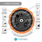 HydroTech Heavy Duty 8 Pattern Hose Nozzle