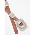 thumbnail image 3 of Shyanne Women's Sloane Concho Leather Belt - SASP24BT7-BN, 3 of 3