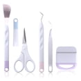 thumbnail image 1 of TFixolBasic Tool Set Vinyl Craft Weeding Tool with Weeder Scraper Spatula Tweezers Scissors Removal Tool Kit for Scrapbooking DIY Projects, 1 of 7