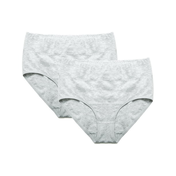 LELINTA Women's Cotton Underwear High Waist Full Coverage Brief Panty