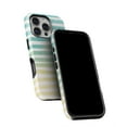 thumbnail image 5 of DesignSkinz Scratch-Resistant Hard Slim Case Compatible with iPhone 11 (Compatible with MagSafe) - Green WaterColor Ombre Stripes, 5 of 9