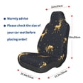 thumbnail image 2 of Lsque Christmas Deers Pattern Car Seat Covers for Front Seats , Waterproof Seat Covers for Cars, Sporty Front Seat Covers,Car Seat Cover Protector Front Seats, 2 of 5