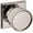 Silver, variant on Baldwin K008044IDM K008 Hollywood Hills Non-Turning One-Sided Dummy Door Knob - Brass