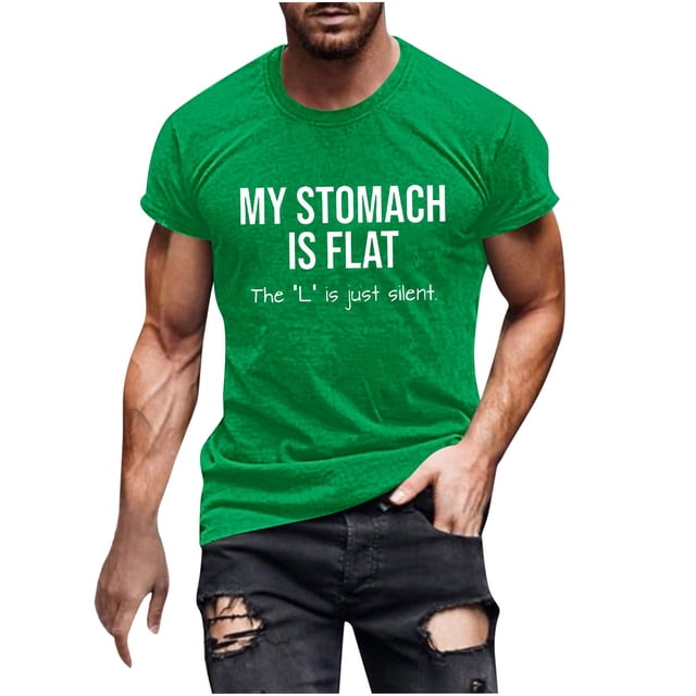 T-Shirt Graphique à Manches Courtes Décontracté pour Hommes, Col Rond Imprimé, Tissu Imitation Coton Léger pour Usage Quotidien