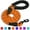 Orange, variant on Rope Dog Leash with Comfortable Padded Handle, 6ft Reflective Dog Leash, Navyblue