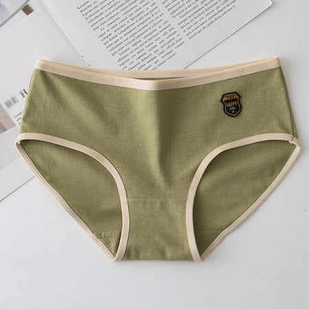 

Promotion！Girl Panty Cotton Panty Mid Waist Seamless Panties
