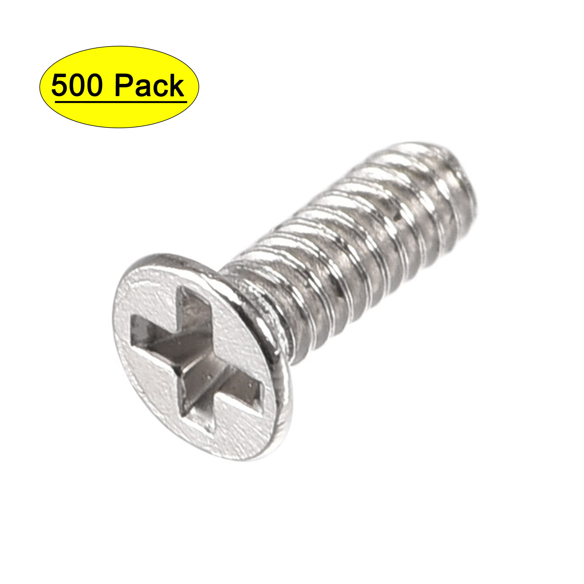 M1 x 4mm Nickel Plated Phillips Self-tapping Small Wood Screws 