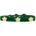 thumbnail image 6 of Dog, Puppy  Pet Designer Croc Widget Collar, "Gold Flowers", 6 of 11