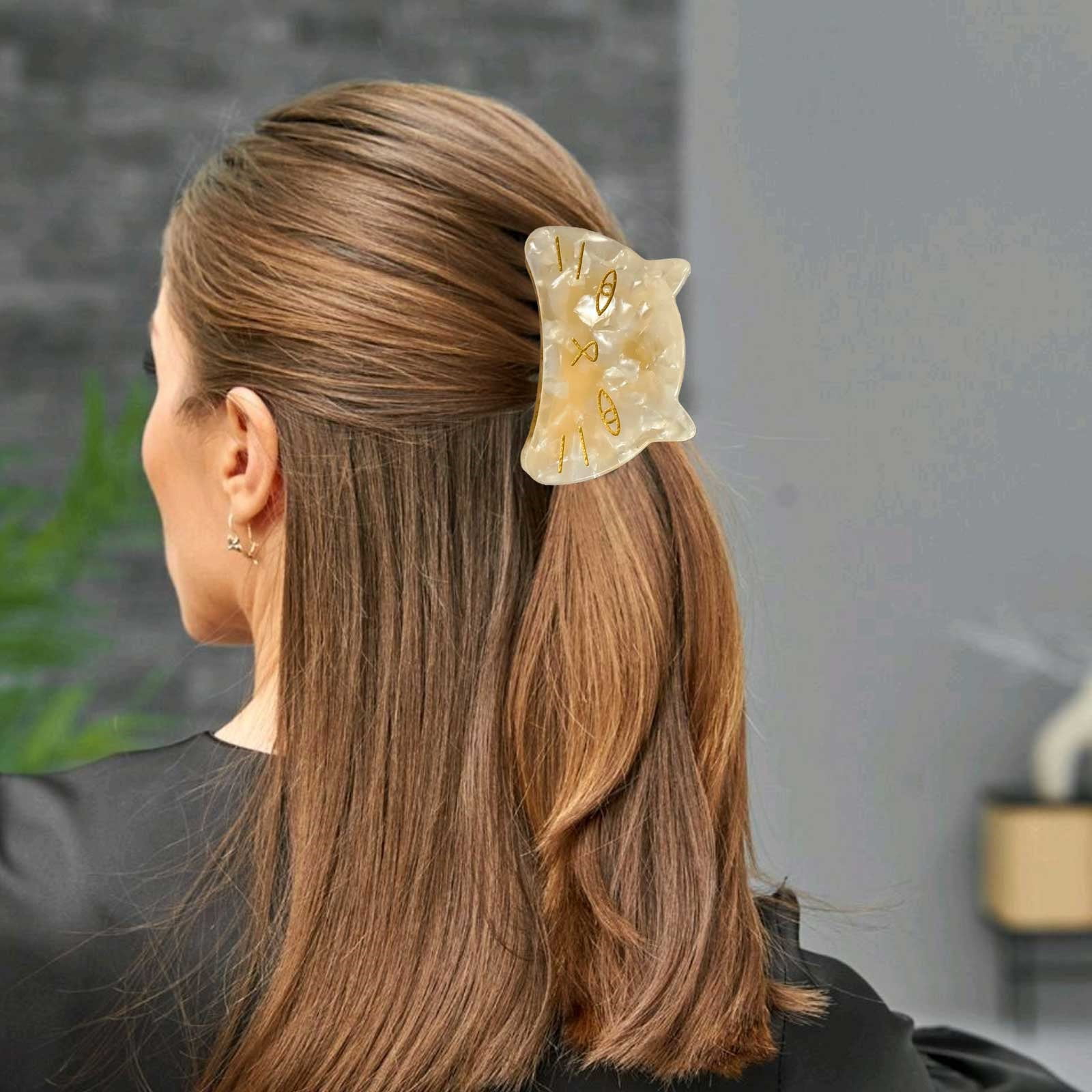 Metal Snap Hair Clips Large Hair Curl Clips for Sleeping Headband Clip French Barrette Hair Bows for Girls Hair Clips for Women Medium with Figures Hook And Pin Barrette Headbands That Tie in The Back