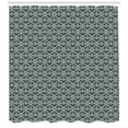 thumbnail image 3 of Ambesonne Fleur De Lis Shower Curtain, Rectangle Motifs, 69"Wx84"L, Sage Green, 3 of 3
