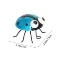 thumbnail image 3 of Whimsical Beetle Ladybug Wall Decor, Outdoor Hanging Art 2.76 inch, Weather Resistant, Fence Balcony Garden Patio Decoration, Easy Install for Nature Lovers, 3 of 6