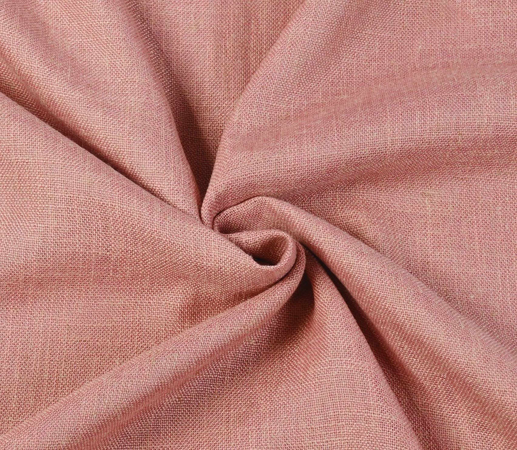 Better Homes & Gardens 100% Blackout Linen Blend Single Curtain, 50x63, Old Rose