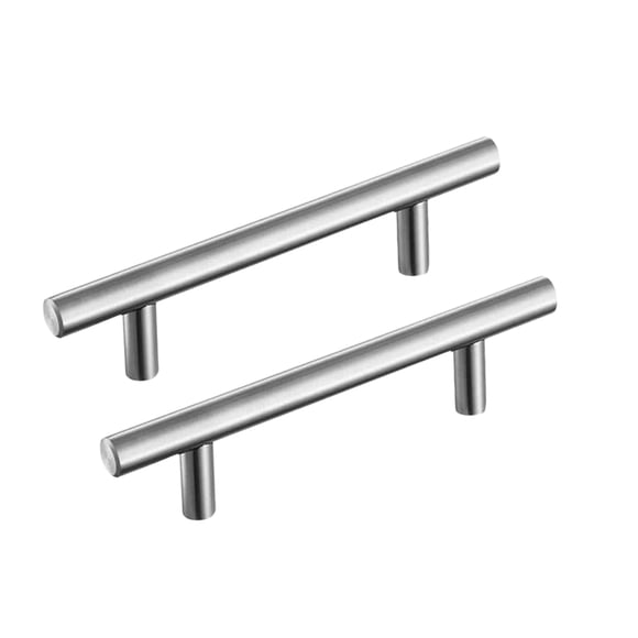 BESTYASH 20 Set Cabinet Handles for Cupboards Silver ABS with Easy Installation for Kitchen Users