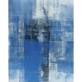 thumbnail image 2 of Tice, C.  15x18 White Modern Wood Framed Museum Art Print Titled - Cerulean Texture II, 2 of 4