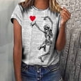 thumbnail image 1 of Puntoco, camisetas a la moda para mujer, divertidas camisetas informales con estampado divertido, camisetas con estampado de blusa Puntoco Puntoco-2270, 1 of 9