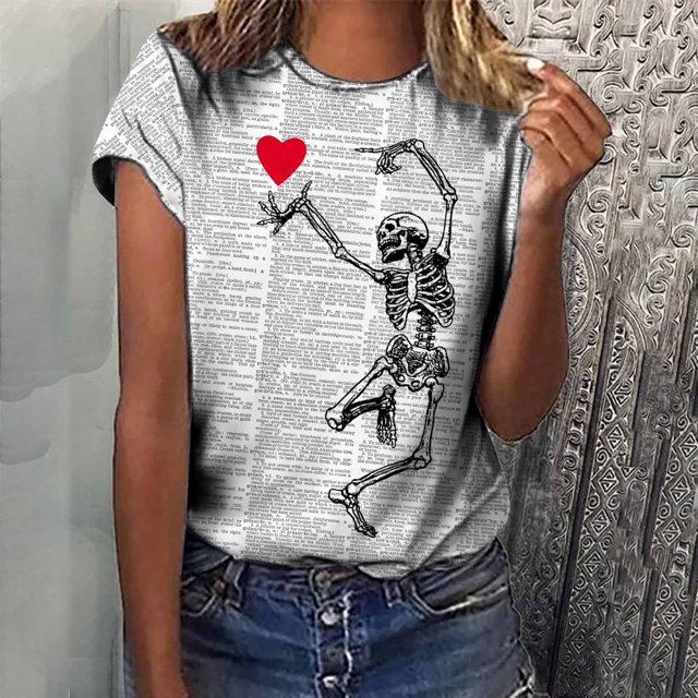 Puntoco, camisetas a la moda para mujer, divertidas camisetas informales con estampado divertido, camisetas con estampado de blusa Puntoco Puntoco-2270