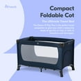 thumbnail image 2 of hauck Dream N Play Plus Foldable Travel Bed and Playpen with Mattress, Blue, 2 of 10
