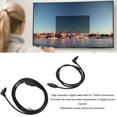 thumbnail image 3 of Optical Sound Cable, High Resolution Fiber Optic Cable Clear Sound 3.3ft Flexible Prevent Interference 360 Degree Rotatable Right Angle  For AV Receiver For TV, 3 of 8