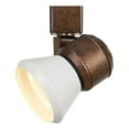 thumbnail image 2 of Cal Lighting HT-888-LED Dimmable Metal Track Fixture in Rust/White, 2 of 3