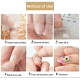 thumbnail image 4 of 20 Sheets il Glue Stickers Double Side for Press on ils Stickers, 480Pcs False il Jelly Gel Glue Flexible Adhesive Fake ils for Manicure, 4 of 4