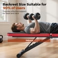 thumbnail image 4 of FED Fitness Nicepeople Series FWB1 Weight Bench for Home Gym, Foldable Workout Bench with 8 Backrests and 660LBS Weight Capacity, 4 of 13