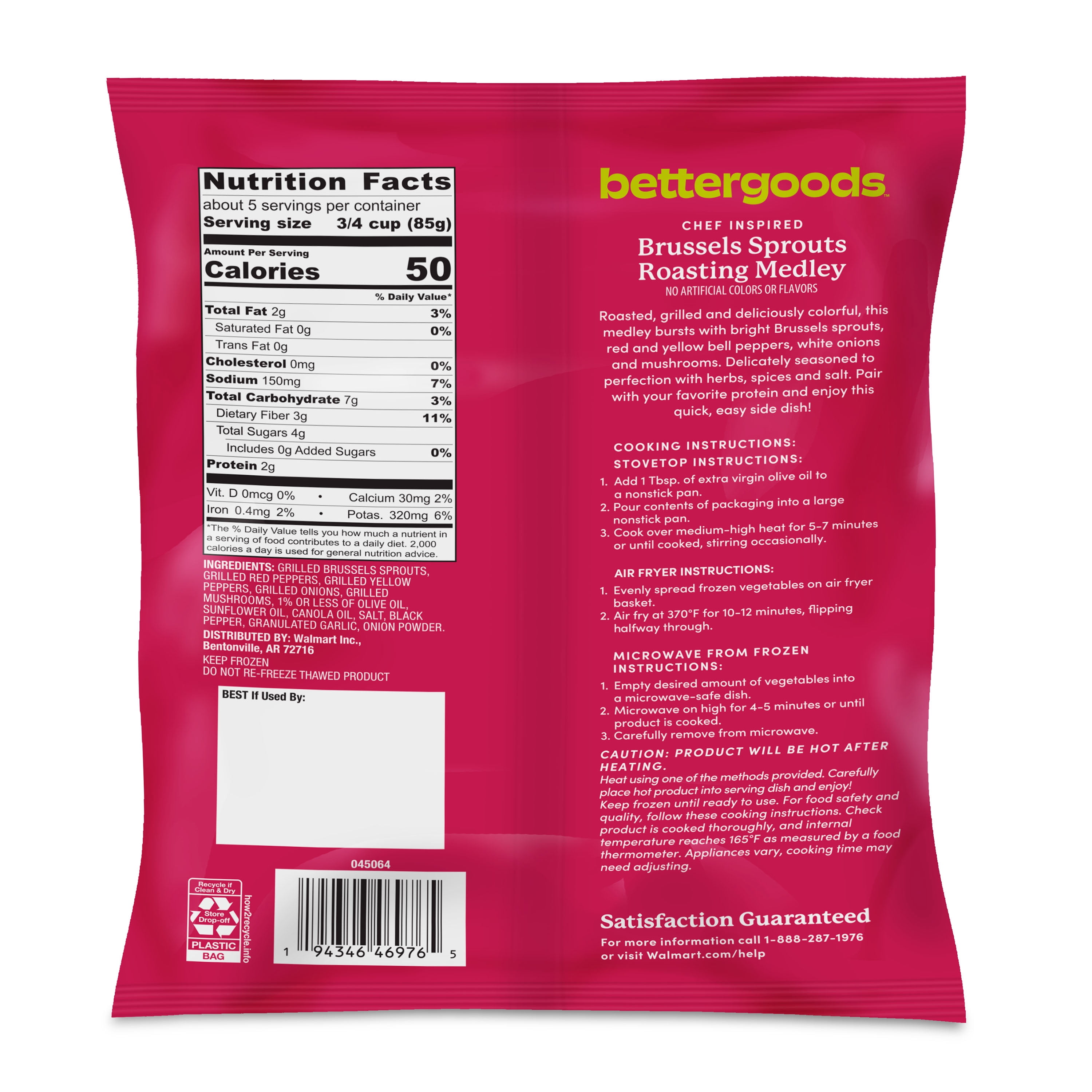 bettergoods Brussels Sprouts Roasting Medley, 16 oz (Frozen)