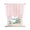 Pink, White, Blush, variant on Boho Sea Blue Tie Up Curtains for Small Windows,Adjustable Rod Pocket Valance 45 Inch Short, Minimalist Farmhouse Striped Window Treatment Balloon Roman Blind Shade, 34" x 45"
