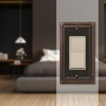 thumbnail image 3 of Elumina Continental Cast 1 Duplex Outlet Wallplate, Aged Bronze, 3 of 4