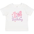 thumbnail image 3 of Inktastic 1st Birthday Pink Butterfly Boys Baby T-Shirt, 3 of 5