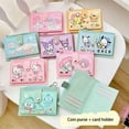 thumbnail image 2 of Sanrioed Kitty Hangyodon Cinnamoroll Coin Purse Card Holder Multiple Card Slots Storage Bag Multifunction Wallet Girlfriend Gift, 2 of 25