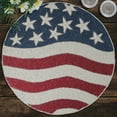 thumbnail image 5 of American Flag Beaded Placemats Set of 4 - 4th of July Patriotic Freedom Stars Independence and Memorial Day Heat Stain Resistant Table Place Mats for Kitchen Dining Table Home Decor - 14 Inches, 5 of 6