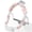 Floral, variant on YXMEIGUO 3 Pcs Satin Strap Covers, CPAP Strap Covers Mask Frame Cushion Covers, Satin Sleep Headgear Cover Compatible with DreamWear, AirFit N30i P30i, Dark Gray